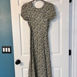 RVCA open back midi dress